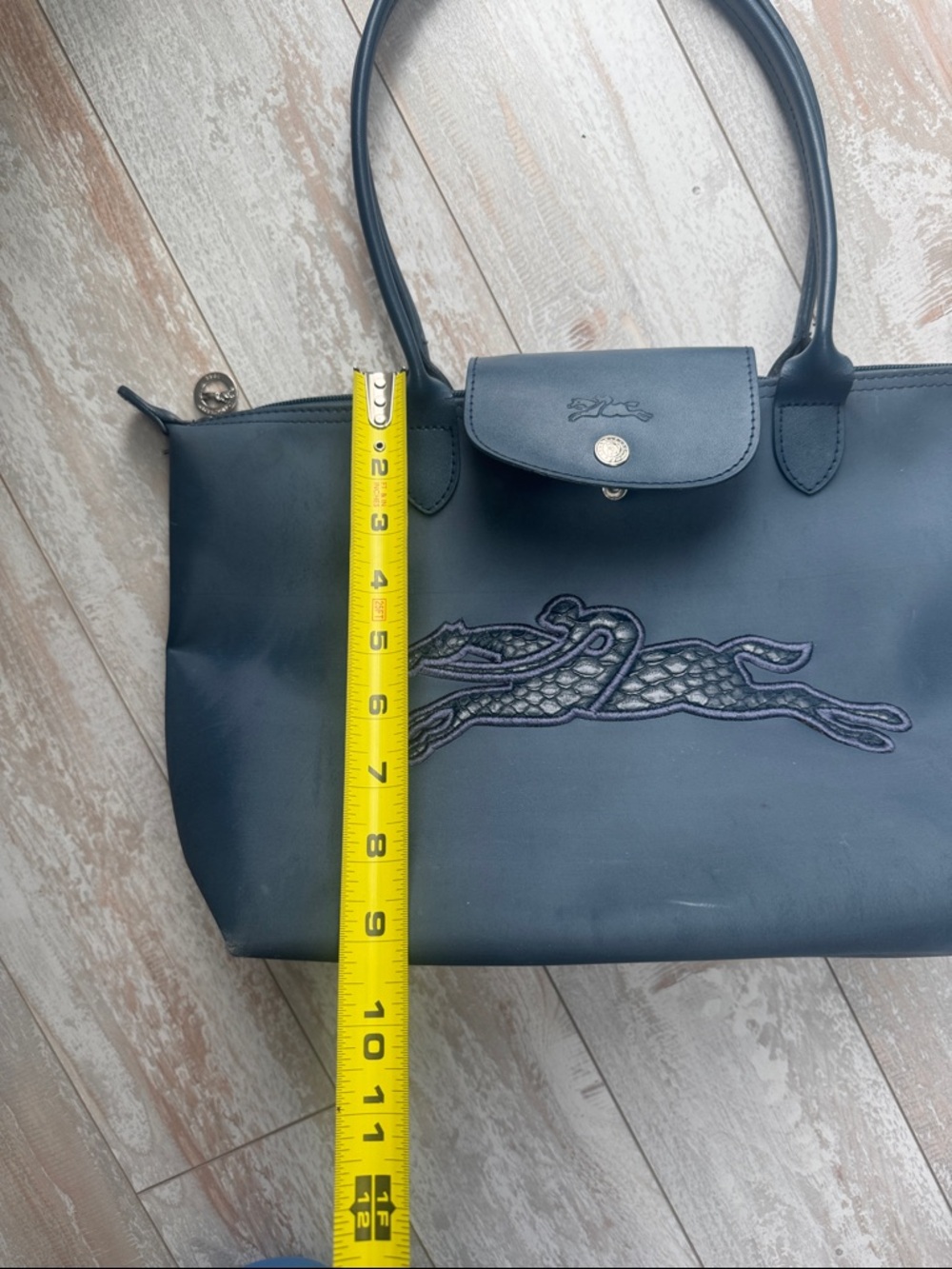 Long Champ Victoire Limited Edition Small Navy Bag - Picture 12 of 15